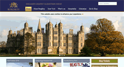 Desktop Screenshot of burghley.co.uk