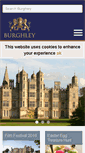 Mobile Screenshot of burghley.co.uk